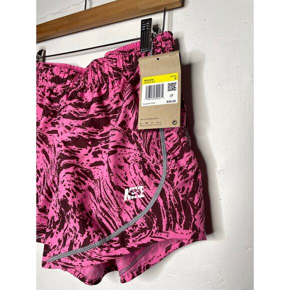 NEW Nike Womens Running Shorts Size Small Dri-Fit Pink Print - Picture 2 of 6